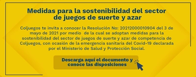 Medidas para el sector